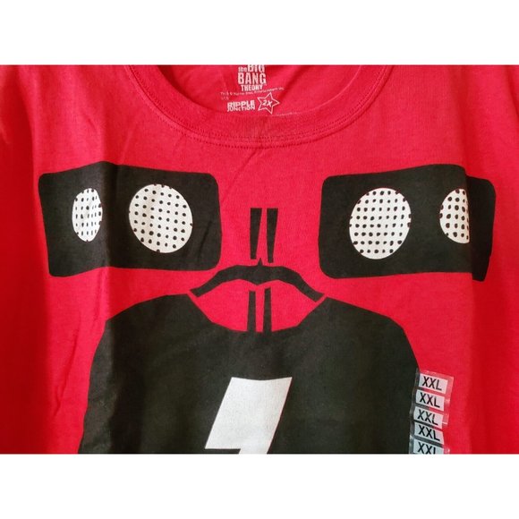 THE BIG BANG THEORY SHEL-BOT RIPPLE JUNCTION OFFICIALLY LICENSED TSHIRT NWOT - Picture 2 of 10